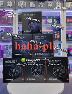 1PC Noctua NH-D15 chromax.Black, Dual-Tower CPU Cooler (140mm, Black) *Y
