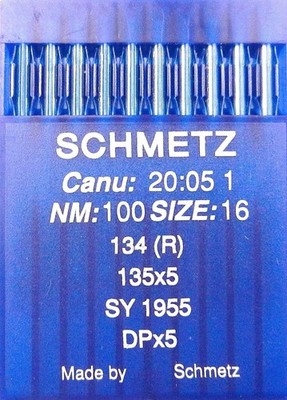 10 Rundkolben Nähmaschinen Nadeln System 134 R Industrie St. 100