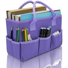 Art Organizer Craft Storage Tote Bag with Pockets and Hadles, Oxford Fabric C...