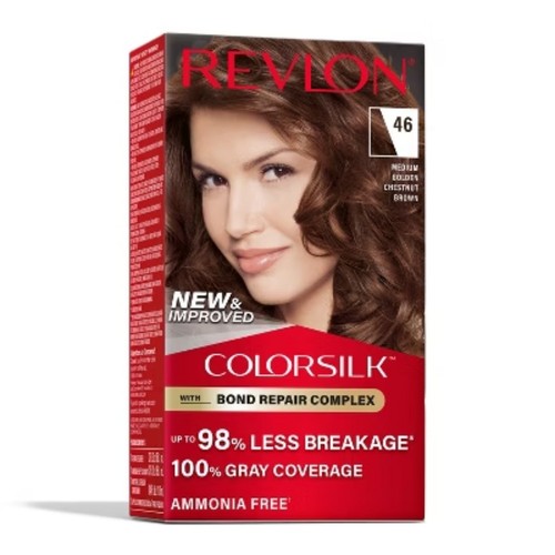 Revlon ColorSilk Permanent Hair Color with Bond Repair Complex - Brown - Picture 10 of 31