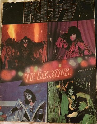 KISS The Real Story Book Vintage 1980 with Bonus Picture