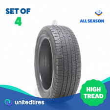 Set Of 4 Used 22555r18 Goodyear Assurance Maxlife 98h - 8-9.532 190l2 Set Of 4 Used 22555r18 Goodyear Assurance Maxlife 98h - 8-9.532 190l2