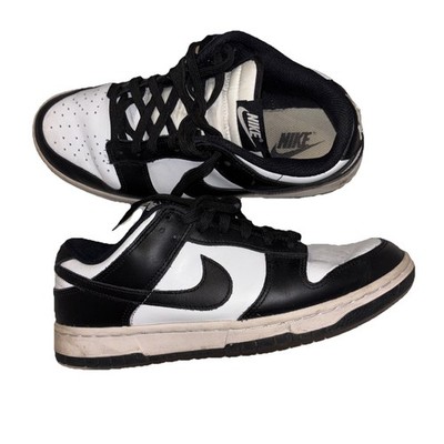 Nike Dunk Low Black White Women Size 9 Sneakers Shoes DD1503-101