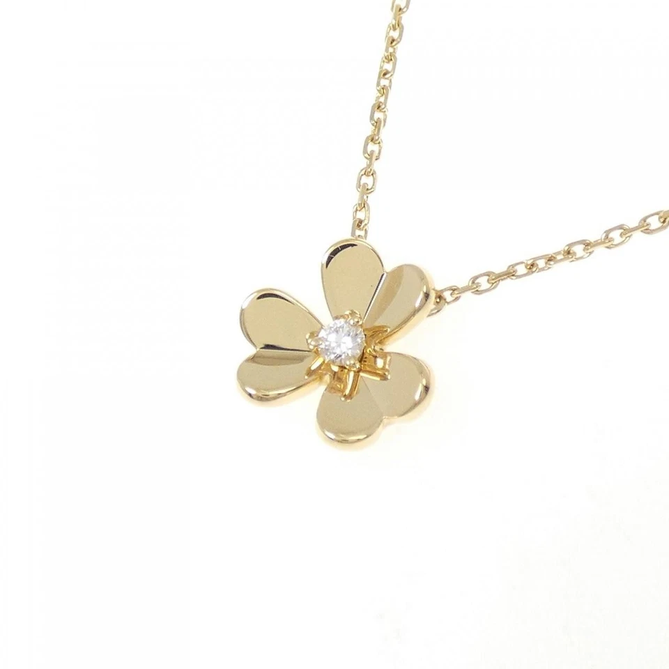 Authentic Van Cleef & Arpels Frivole mini Necklace  #230-000-101-1400 - Imagem 3 de 4