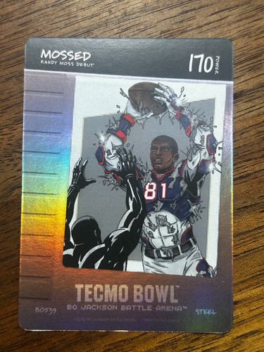 2026 Bo Jackson Battle Arena Tecmo Bowl MOSSED Randy Moss SP 170pwr bo539