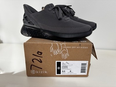 UniSex Kizik Athens Sneaker Shoes DATHGT021101D Graphite New Men 6.5 Women 8
