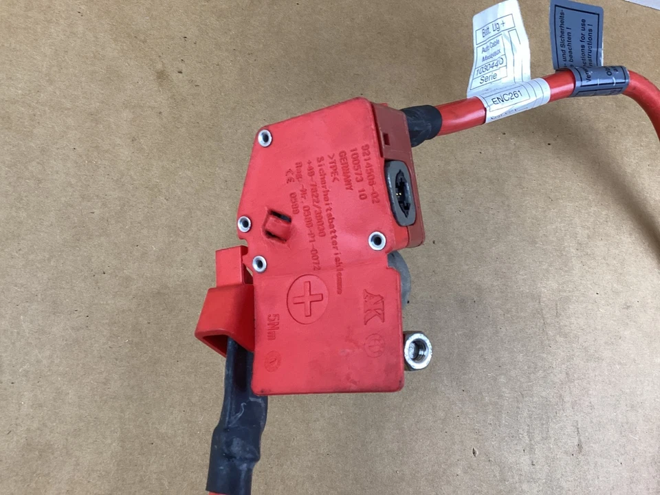 BMW 320i xDrive 2013-2018 2,0 L batería terminal positivo cable maletero 9214506 OEM Foto 3 de 4