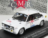Modellauto Statisch Cmr Fiat 131 Abarth Rally Sanremo 1980 Rohrl Scale 1/43
