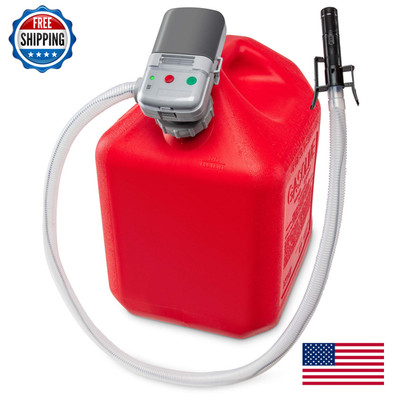 Deway Automatic Fuel Transfer Pump W/Auto-Stop 2.2 Gpm Flow Rate Aa Battery