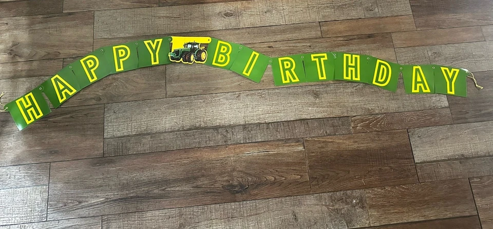 Suministros de fiesta de cumpleaños John Deere vintage Foto 2 de 2