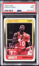 1988 FLEER #54 PURVIS SHORT PSA 9