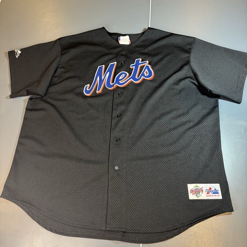 VTG Majestic Authentic New York Mets Diamond Collection Baseball Jersey XXL 2XL