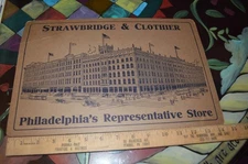 Old Strawbridge & Clothier Philadelphia's Representative Store Good Service Sign