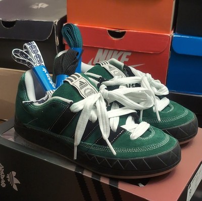 adidas Adimatic YNuK Green Skateboarding Shoes US 9.5