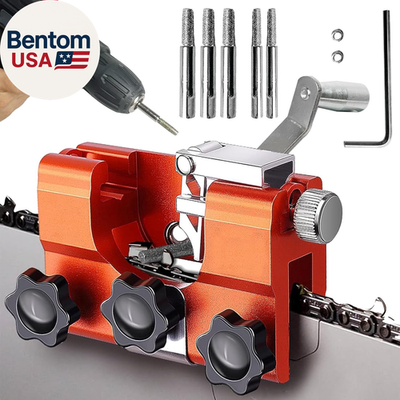 #ad 2025 Upgraded Chainsaw SharpenerChain Saw Sharpening JigHand Cranked Chainsaw $33.28
