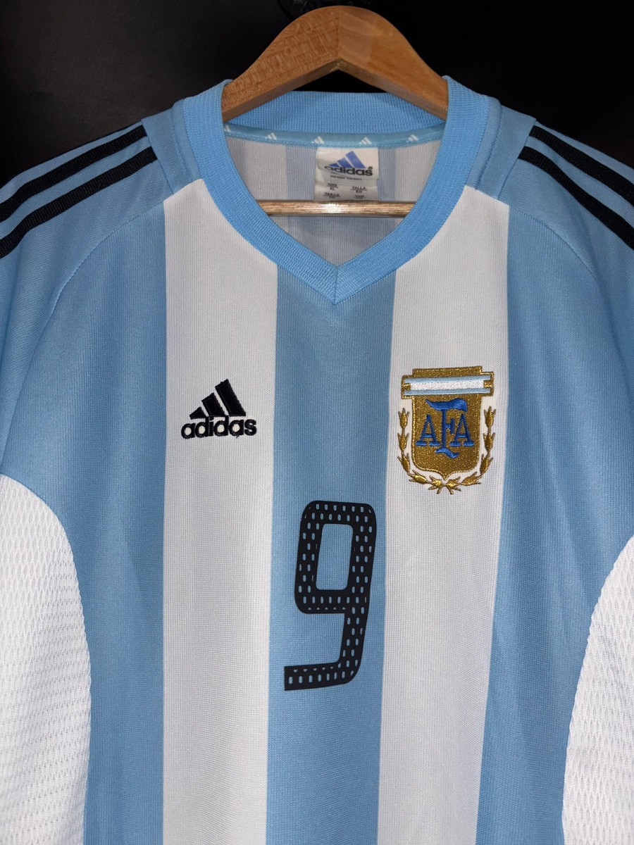 ARGENTINA BATISTUTA 2002-2003 ORIGINAL JERSEY Size XL | eBay