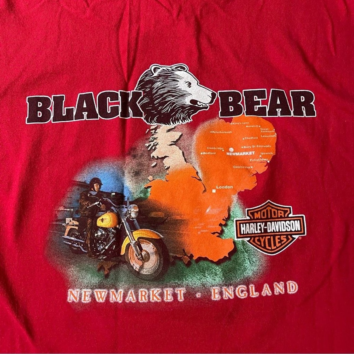 Vintage 2003 Harley-Davidson Black Bear Newmarket England UK Large View 2