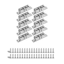 10PCS Zinc Alloy Double Ball Latch, Adjustable Tension Catch for Cabinet Door