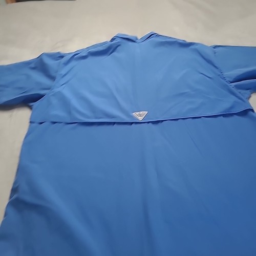 Men's Columbia PFG Bonehead Short Sleeve Fishing Shirt XL Vented Outdoors - Imagen 9 de 11