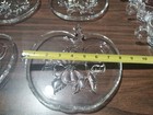 Vintage Hazel Atlas Apple Blossom Glass Snack Set. 4 Pc. Pristine Condition. — photo 10