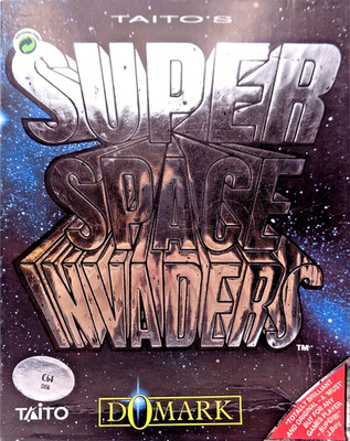 COMMODORE 64/128 -- SUPER SPACE INVADERS (TAITO/DOMARK - DISK)