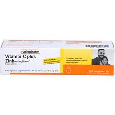 Vitamin C plus Zink-ratiopharm Brausetabletten, 20 St. Tabletten 16120924