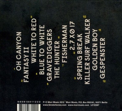FENSTER (GERMANY) - BONES [DIGIPAK] NEW CD
