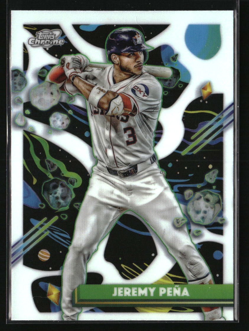 2025 Topps Chrome Cosmic White Hole Refractor Jeremy Pena #89