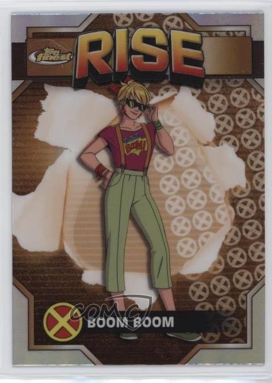 2025 Topps Finest X-Men '97 Common Bronze Refractor Boom-Boom Boom Boom #30 02v3