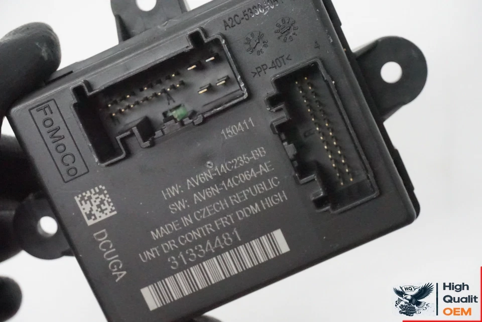 Módulo de control de puerta delantera izquierda Volvo S60 2011-2013 31334481, AV6N14C235BB OEM Foto 3 de 4