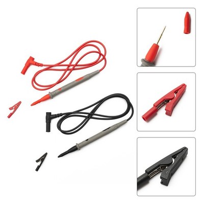 Clip Test Line Replacement Test Probe Tip Multimeters PVC 2 Set