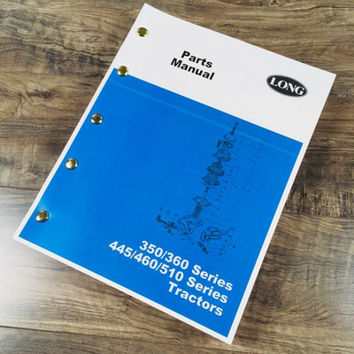 #ad #ad Long 360 460 510 Tractor Parts Catalog Manual Book Exploded Views Numbers $24.97
