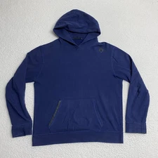 Greyson Hoodie Mens Medium *FLAW Pima Cotton Blend Pullover Kangaroo Pocket Golf