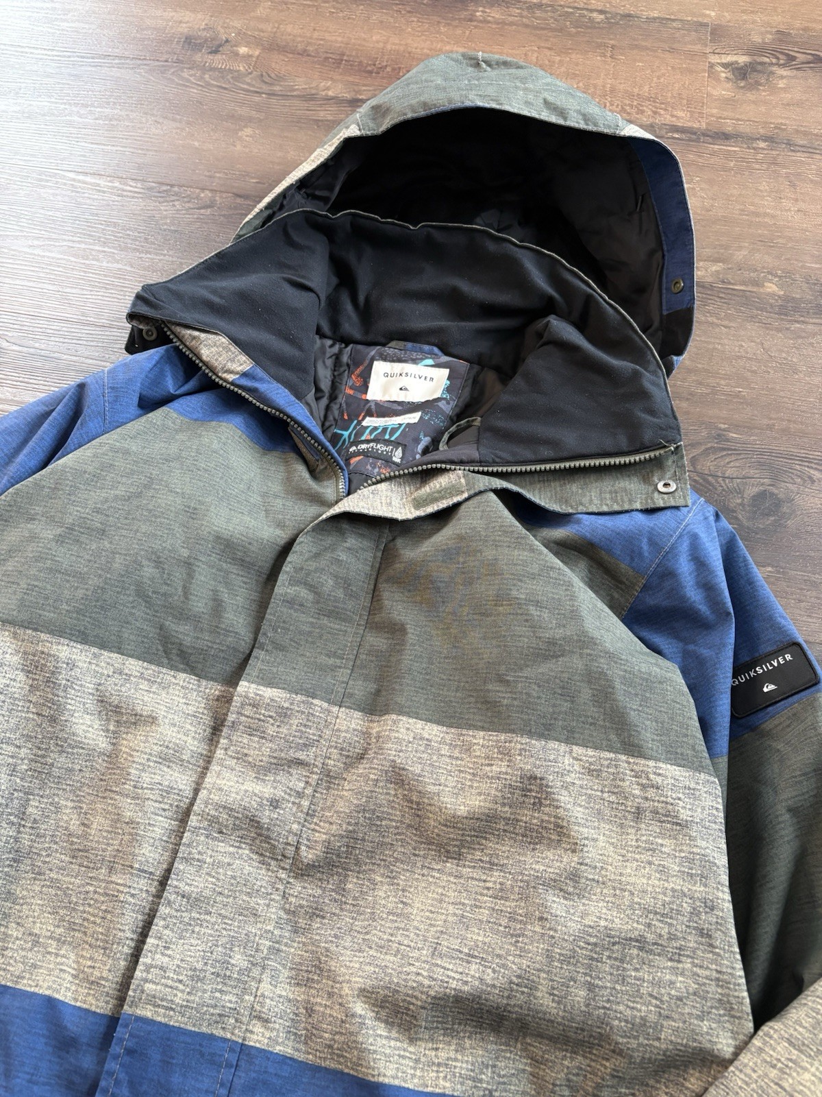 Quicksilver Multicolor Removable Hood Winter Snow… - image 2