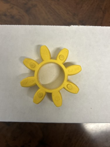 LOVEJOY CJ28 ARAÑA ACOPLAMIENTO MANDÍBULA CURVA, AMARILLO - Imagen 1 de 2