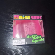 NeeDoh NICE CUBE PINK - Super Solid Squish - SEALED / BRAND NEW