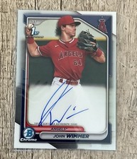 2024 Bowman Chrome John Wimmer First Bowman Auto LA Angels