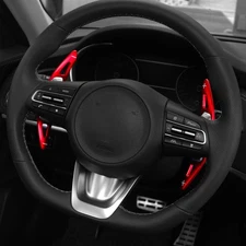 Red Aluminum Car Steering Wheel Shift Paddle Extension Paddles For Kia Stinger CK