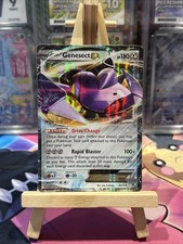 Pokémon Genesect-EX TCG Fates Collide Holo Card 64/124 Rare EX LP+