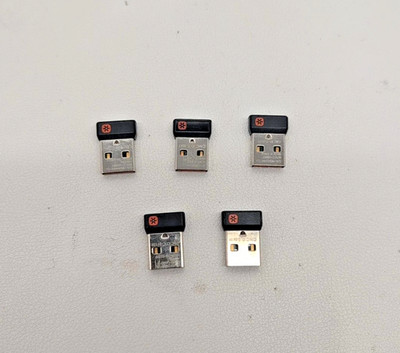 5 Logitech OEM Unifying USB Receiver for Wireless Mouse And Keyboard-2 Channels