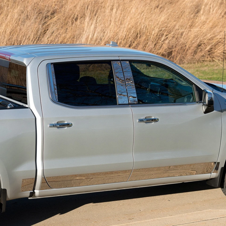 For Chevy Silverado 1500 19-24 Putco 3751243 PRO Polished Rocker Panel Covers - Изображение 2 из 4