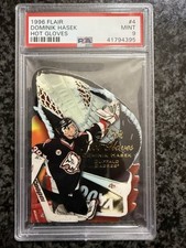 1996-97 Flair Hot Gloves Dominik Hasek #4 PSA 9 Mint Pop 4 None Higher