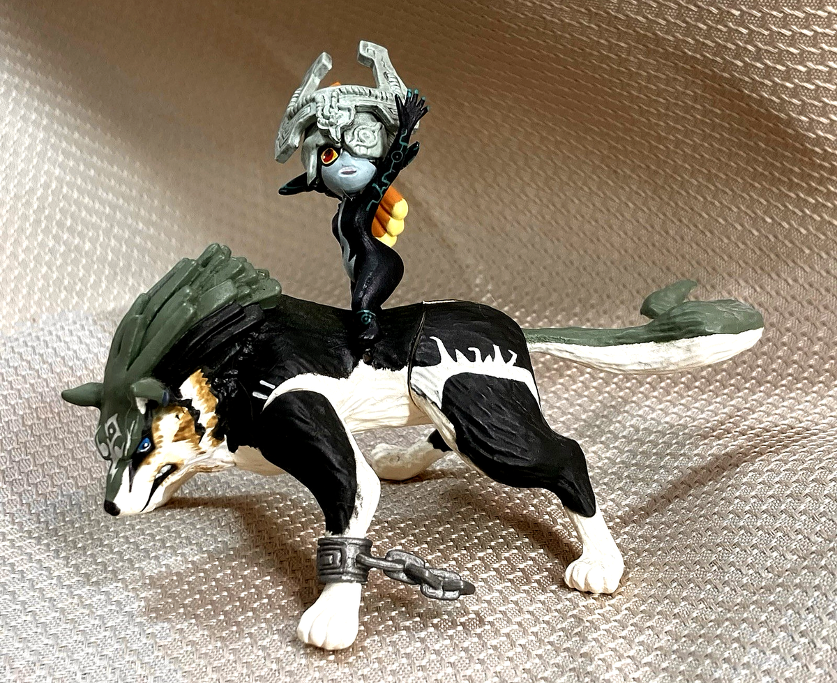 The Legend of Zelda, Twilight Princess Wolf Link & Midna Figure