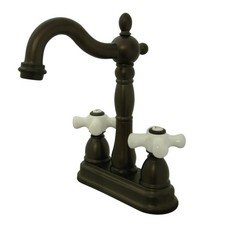 Kingston Brass KB149.PX Heritage 1.8 GPM Standard Bar Faucet - Bronze
