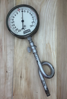 #ad #ad Antique Steampunk Trane Steam Pressure Vacuum Gauge Pipe La Crosse Wisconsin $58.00