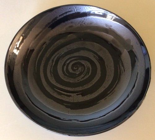 MINO WARE ~ JAPAN ~ Eight 7 1/2” Soup/Salad Bowls ~ Black - Picture 4 of 8