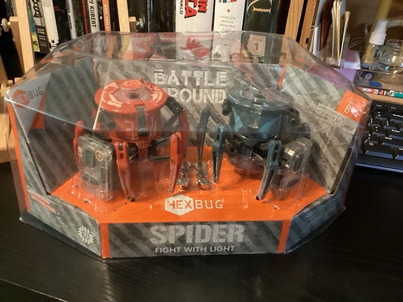 Hexbug Battleground Spider With Light New In Damaged Box