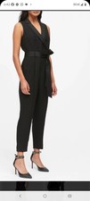 H  M Elegant Black Sleeveless Jumpsuit Size 8
