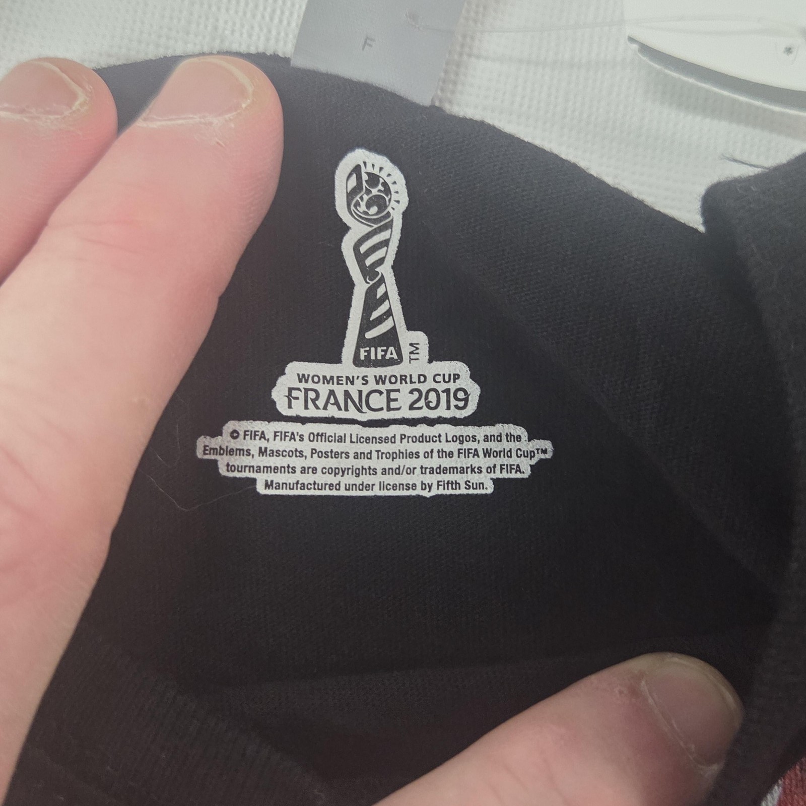 Next Level Apparel Shirt Girls 6 Black USA Soccer FIFA World Cup France 2019 image 5