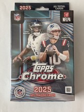 In hand!! 2025 Topps Chrome Football - Hanger Box - NFL -Mails Out Same Day